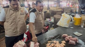 Cegah Spekulasi dan Pastikan Stabilitas Harga, Satgas Pangan Polda Kalsel Sidak Pasar Antasari