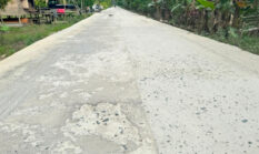 Baru Hitungan Bulan, Proyek Jalan Semenisasi Rp4,9 Miliar di Long Iram Kubar Rusak Parah