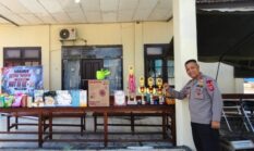 Sambut HUT RI ke-81, Kompi 2 Batalyon B Pelopor Satbrimob Polda Kaltim Gelar Turnamen Sepak Takraw di Melak